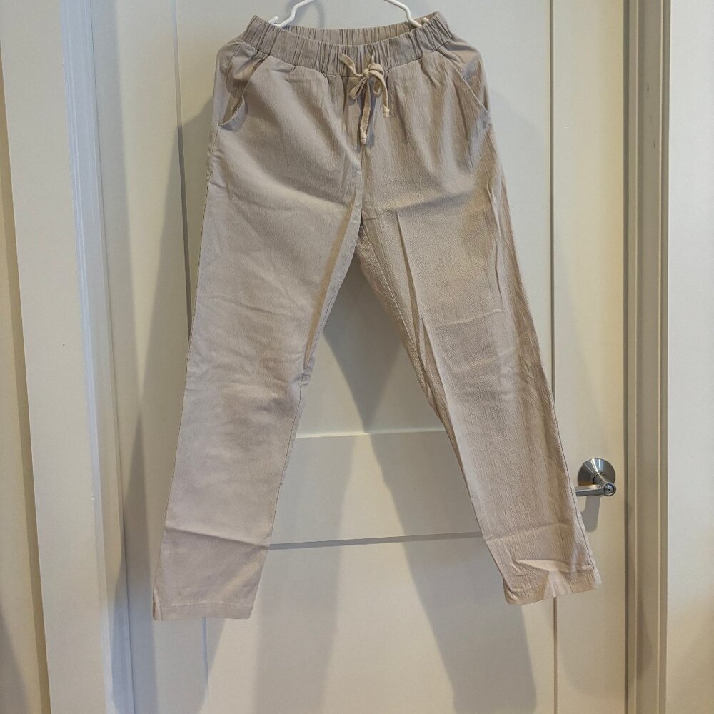 Women's Khaki Jogger Pants